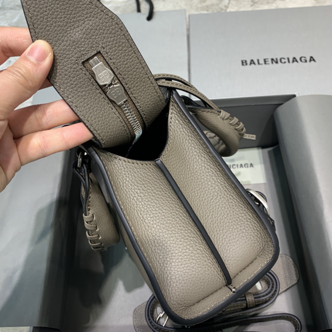 Balenciaga Neo Classic Mini Handbag Shoulder Bag Light Gray